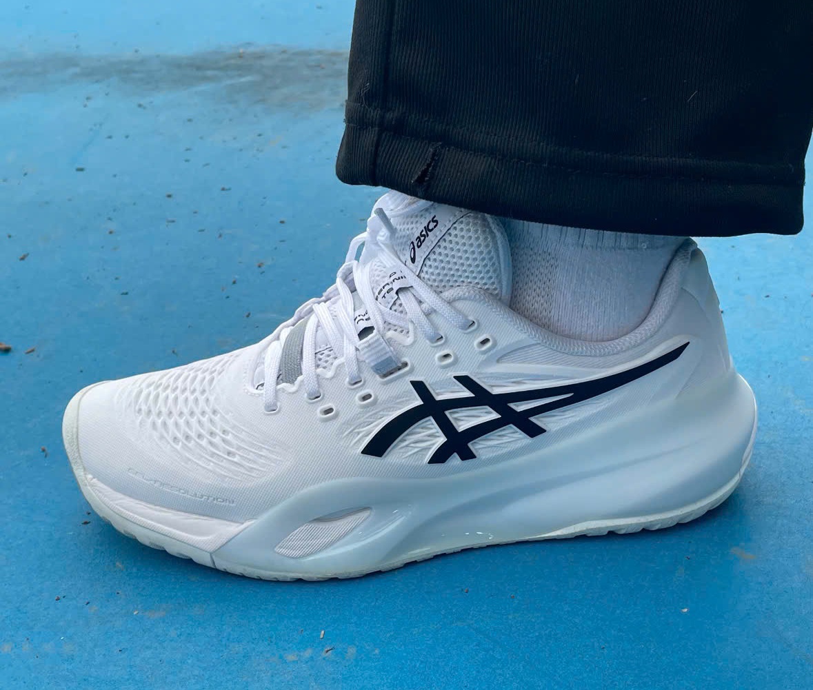 Giay Asics Gel Resolution X 'White Black' 1041A481-100