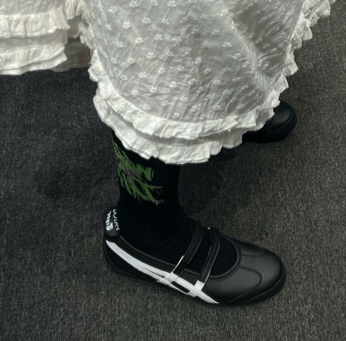 Giay Onitsuka Tiger Mexico 66 Ballerina x PATOU 'Black White' 1183C379-002