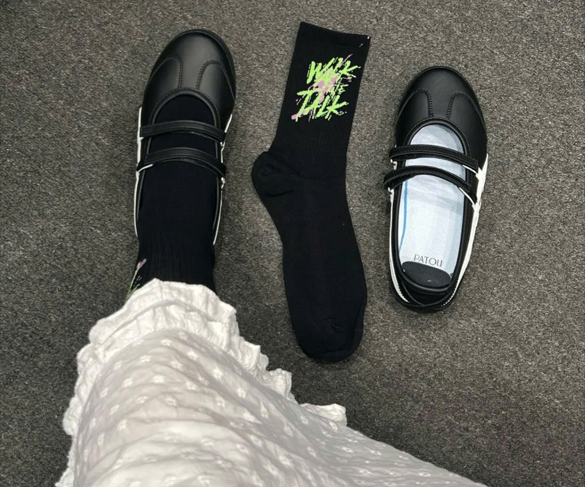 Giay Onitsuka Tiger Mexico 66 Ballerina x PATOU 'Black White' 1183C379-002