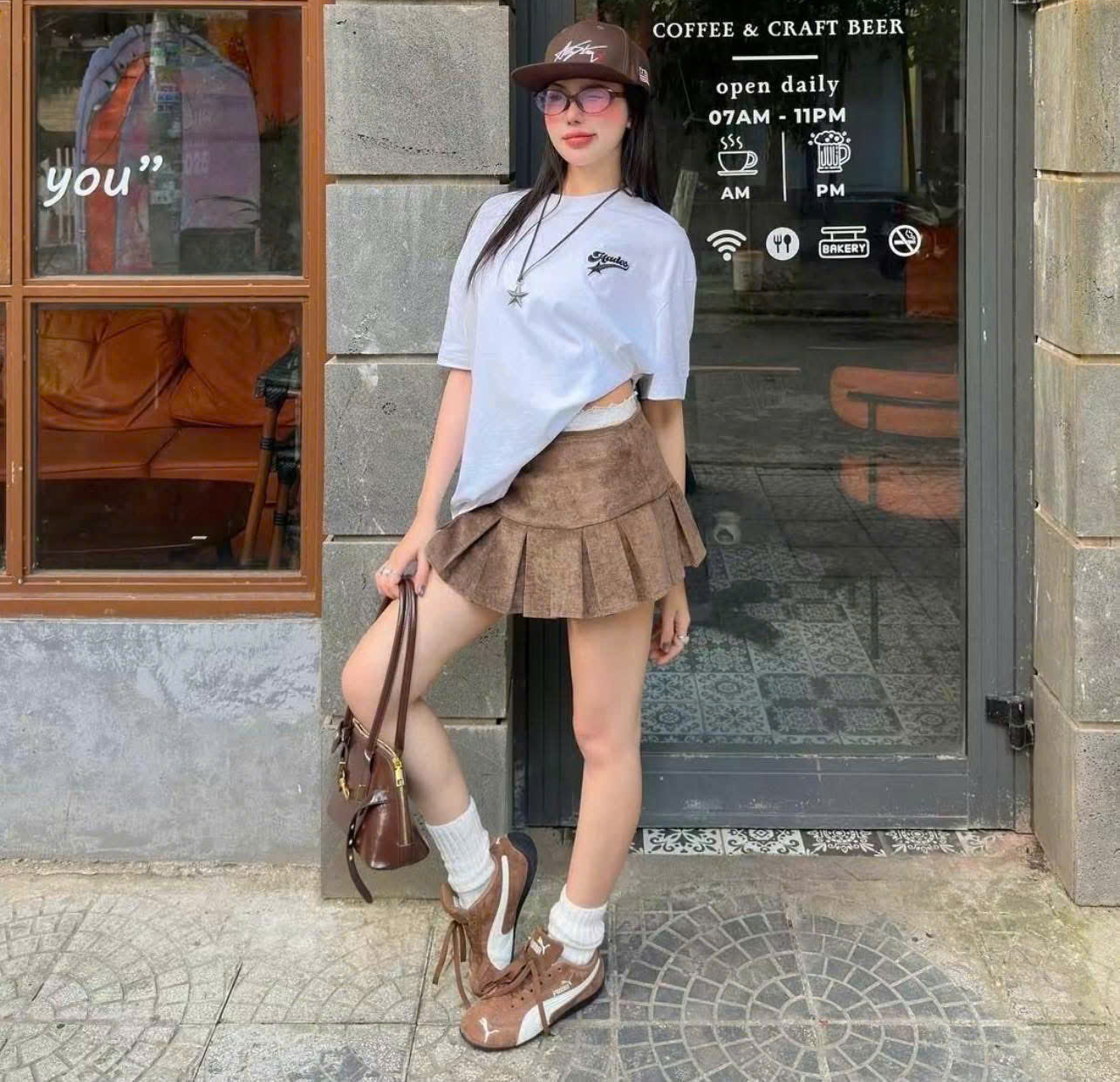 Alternative view of Giày Puma Speedcat OG 'Dark Brown' 406329-31