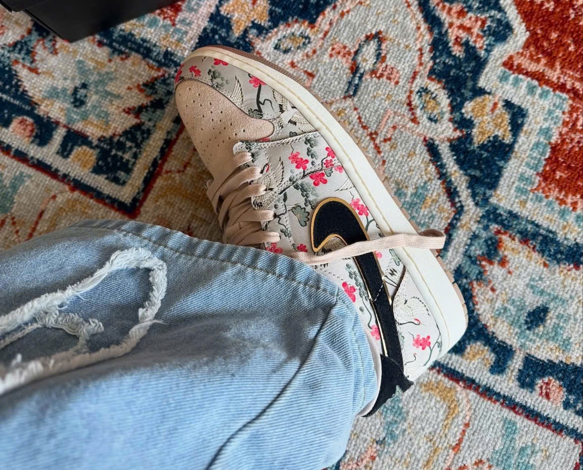 Giay Nike Air Jordan 1 Retro Low OG x Rui Hachimura 'Oatmeal' HV8293-100