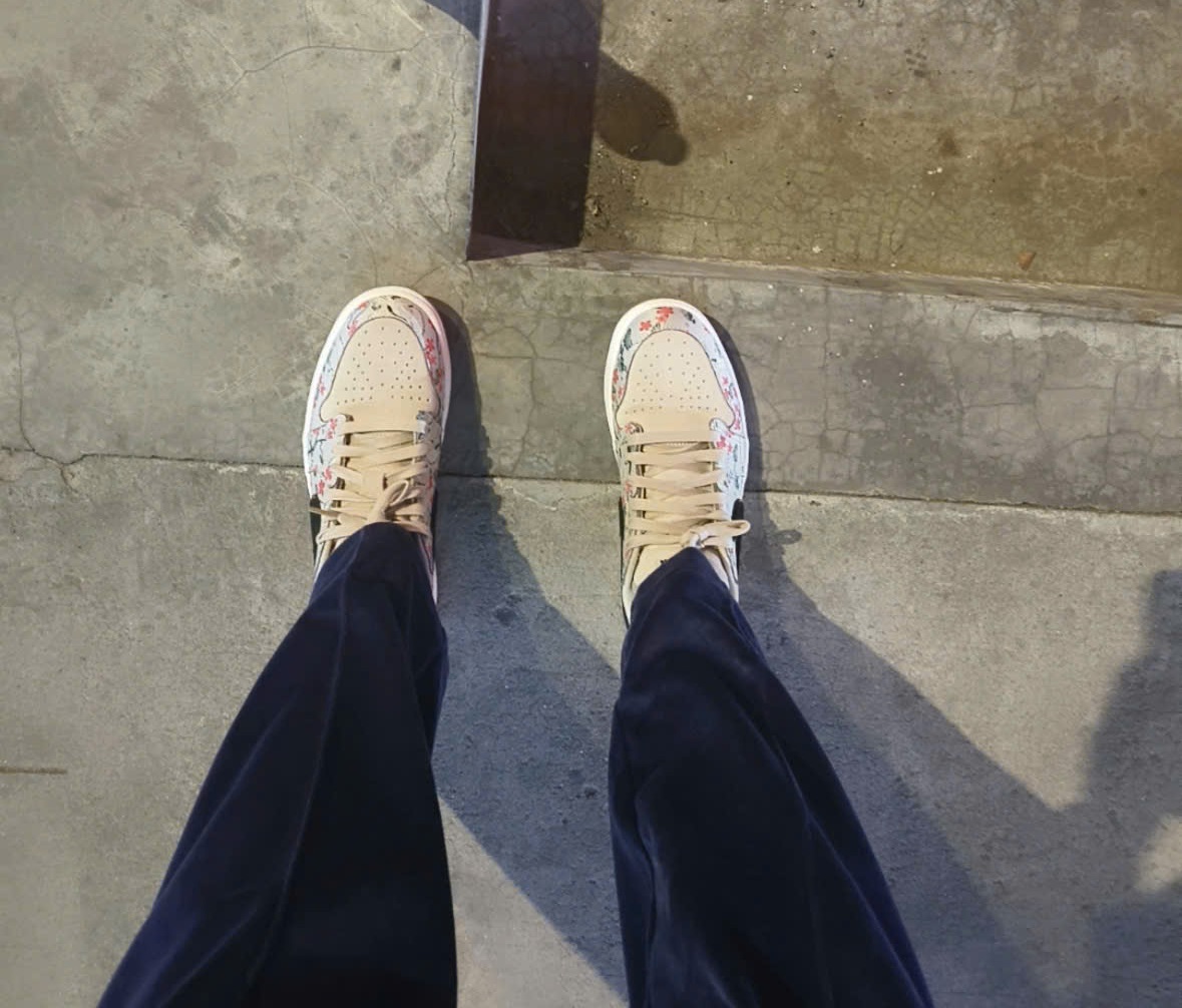 Giay Nike Air Jordan 1 Retro Low OG x Rui Hachimura 'Oatmeal' HV8293-100