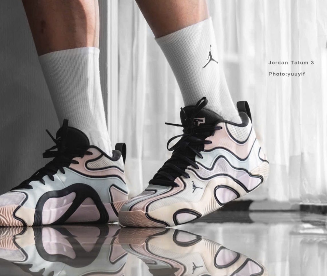 Giày Nike Air Jordan Tatum 3 'Sidewalk Chalk' FZ6601-008 - Ảnh 7