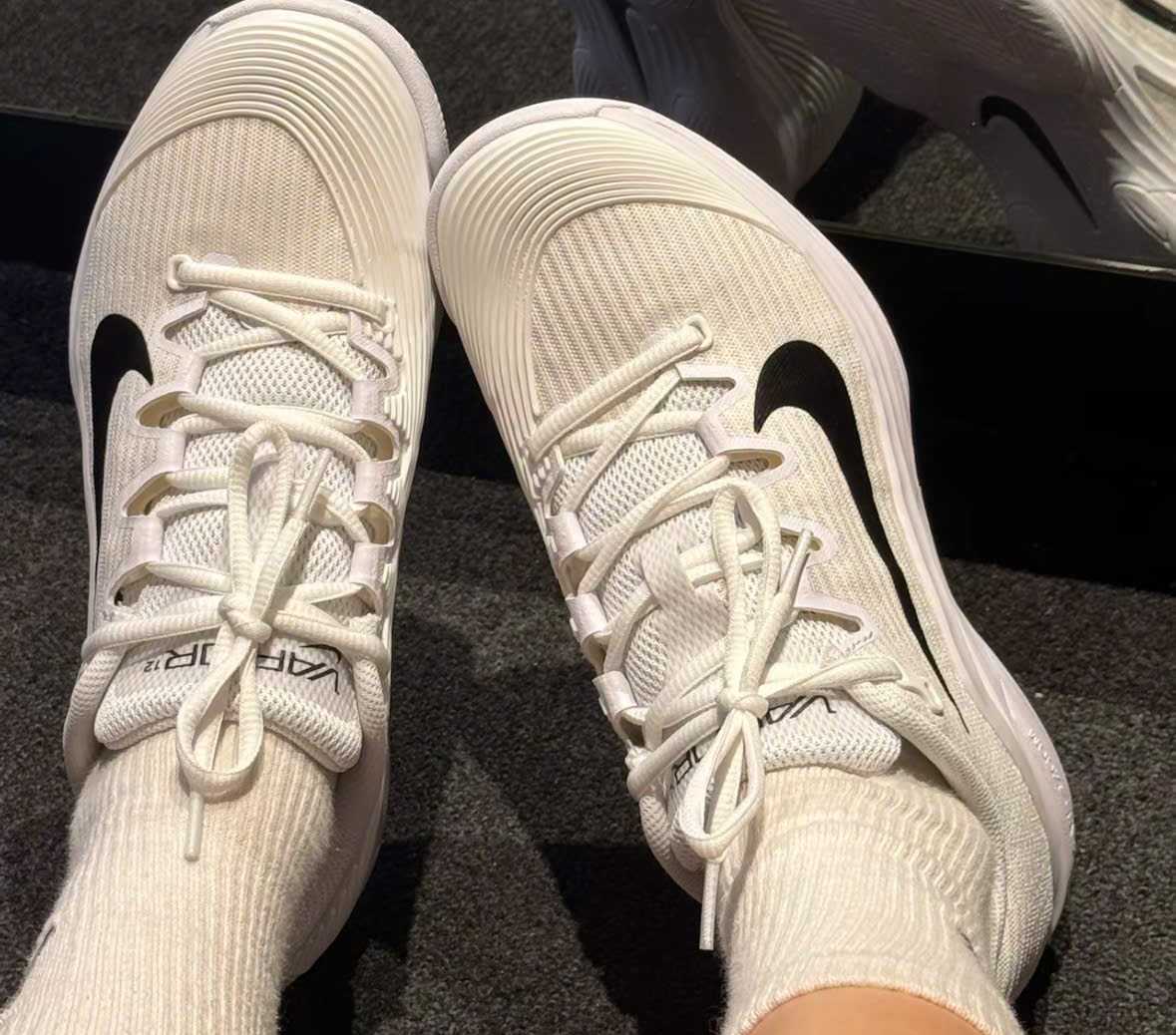 Giày Nike Court Air Zoom Vapor 12 HC 'White' FV5552-101 - Ảnh 6