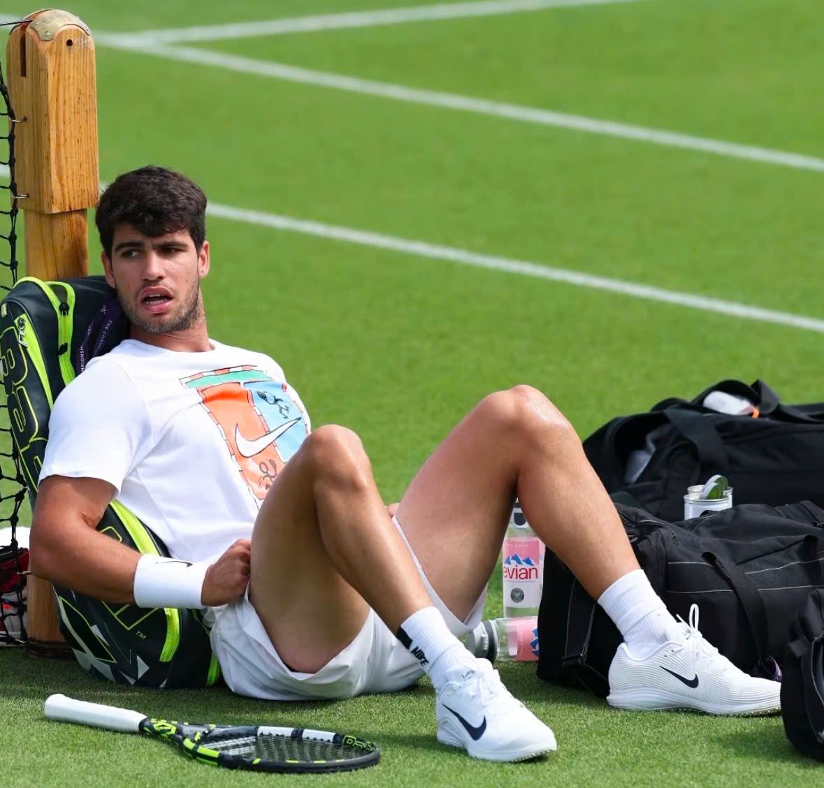 Giày Nike Court Air Zoom Vapor 12 HC 'White' FV5552-101 - Ảnh 8