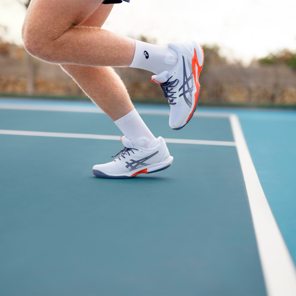 Giay Asics Solution Speed FF 3 'White Orange' 1041A438-103