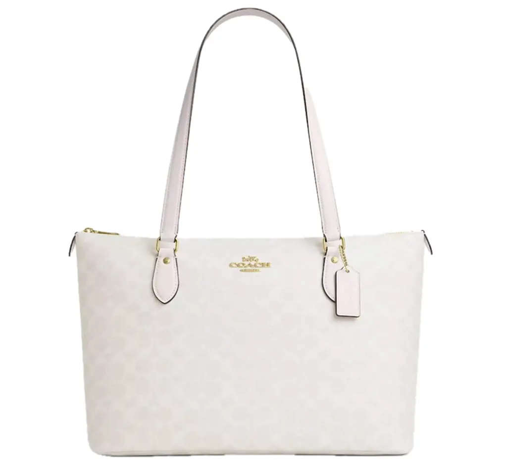 Tui Coach Tote Canvas Gallery 'White' CW381-IMXU5
