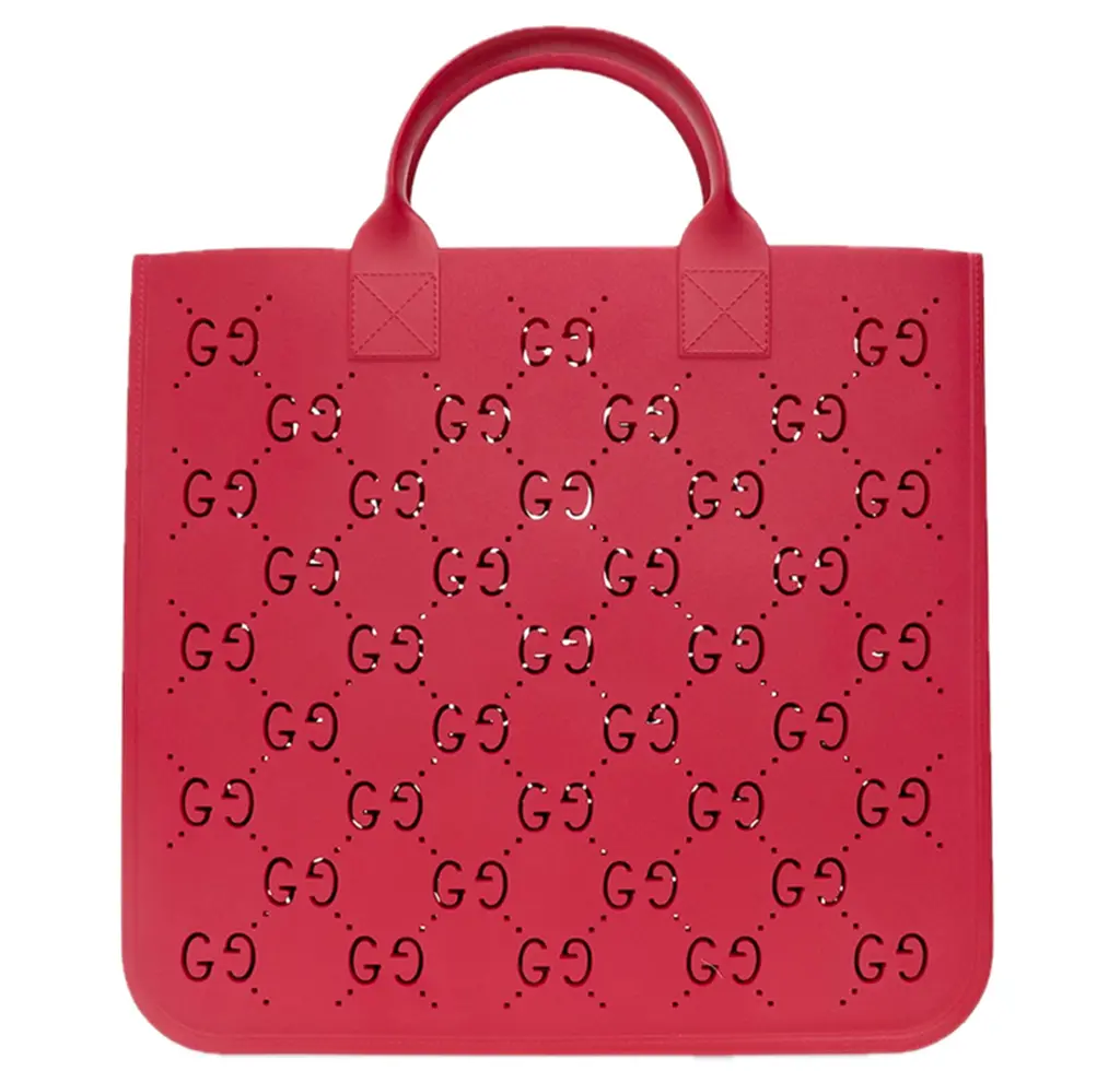 Tui Gucci GG Rubber Tote Bag 'Red' 679365-JFO00-2797