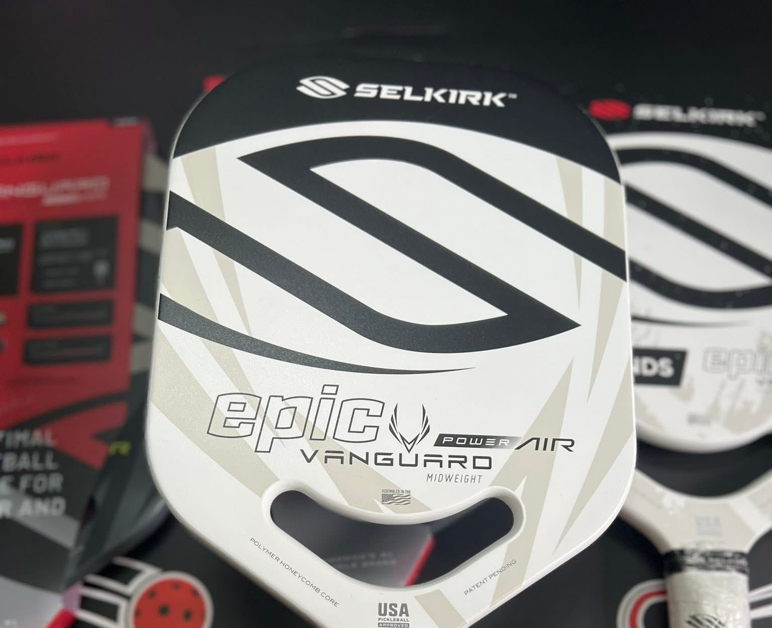 Alternative view of Vợt Pickleball Selkirk Vanguard Power Air Epic 13mm 'White Black'