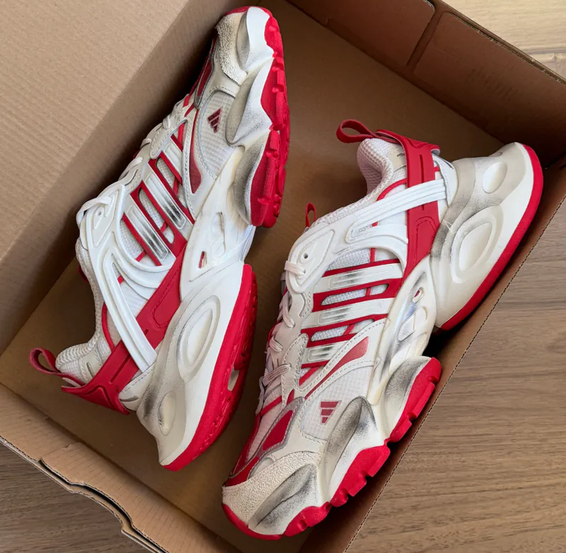 Giay Adidas Vento XLG Deluxe 'White Red' JS1590