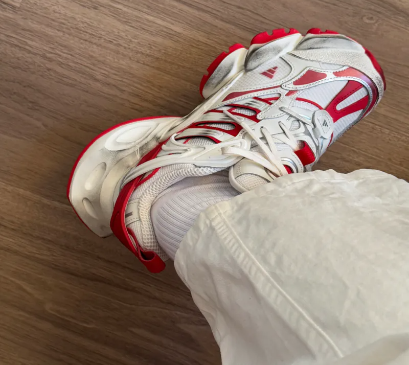 Giay Adidas Vento XLG Deluxe 'White Red' JS1590