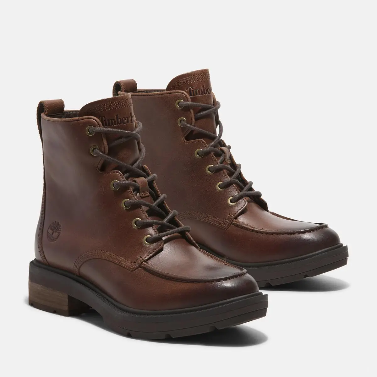 Giay Timberland Brimfield Mid Lace-Up 'Dark Brown' A2AJBW01