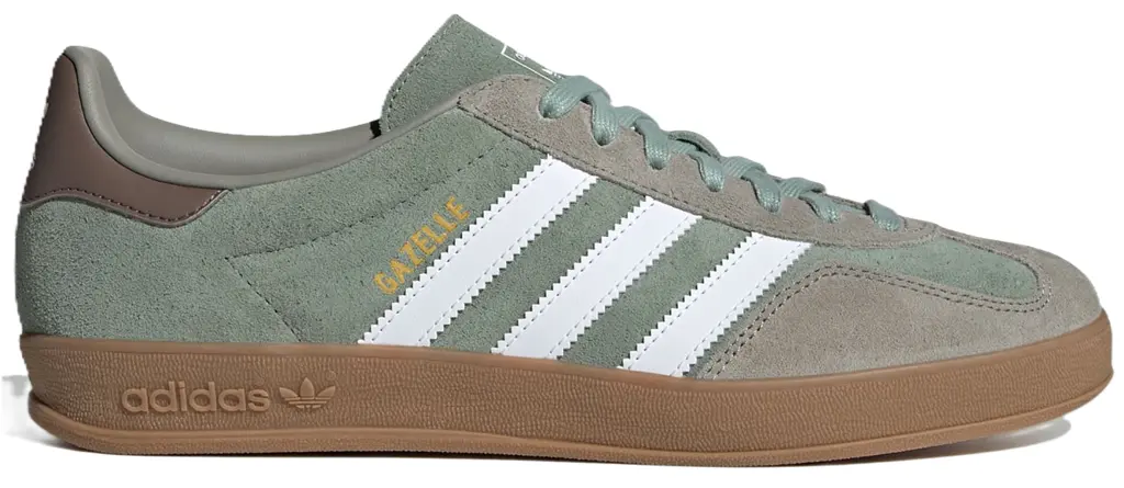 Giay Adidas Gazelle Indoor 'Silver Pebble Silver Green' JI3526