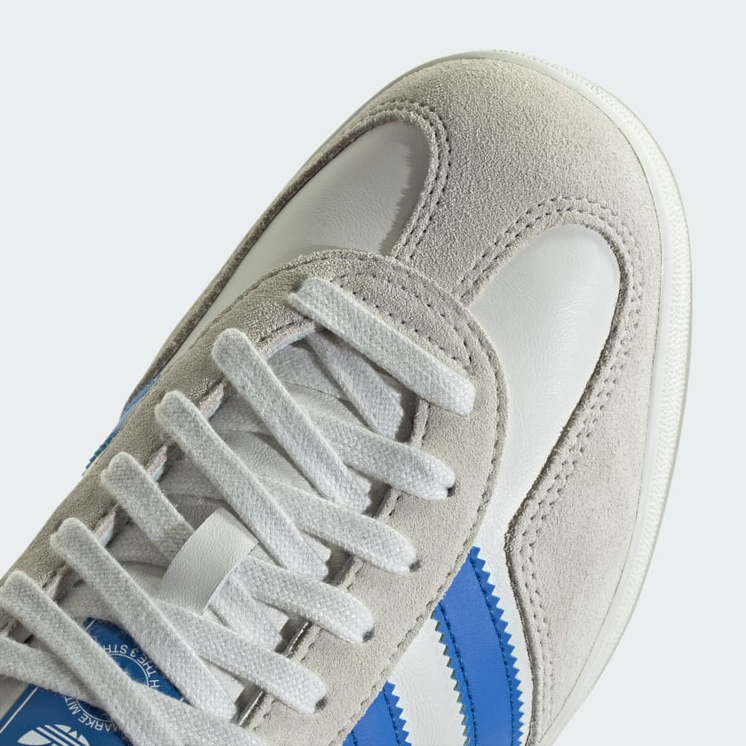 Giay Adidas Gazelle Indoor 'Crystal White Blue Grey' JH5408