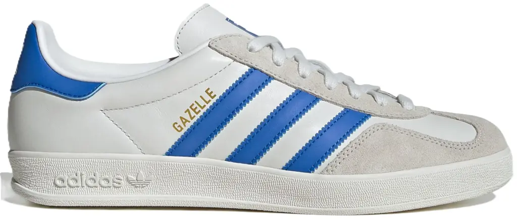 Giay Adidas Gazelle Indoor 'Crystal White Blue Grey' JH5408