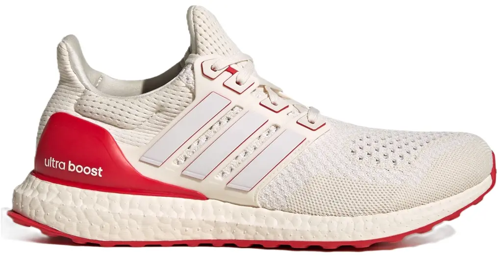 Giay Adidas UltraBoost 1.0 'Chalk White Scarlet' JR3149