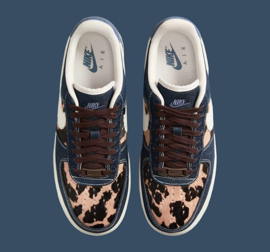 Giay Nike Air Force 1 Low 'Cheetah Blue Denim' IB3674-400