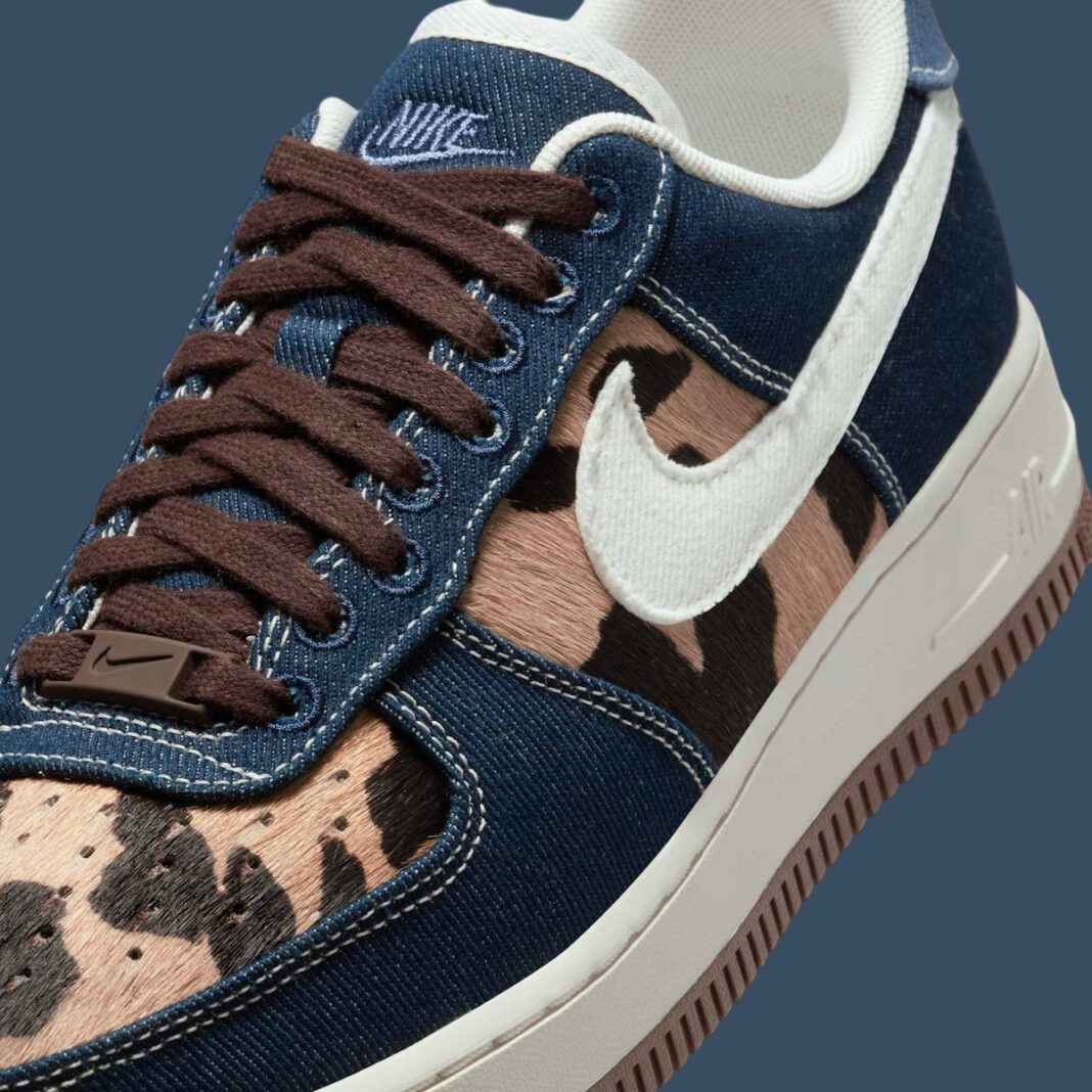Giay Nike Air Force 1 Low 'Cheetah Blue Denim' IB3674-400