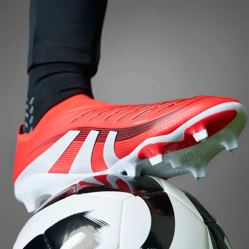 Giay Adidas Predator League Laceless FG/MG Cleats 'Red' ID3859