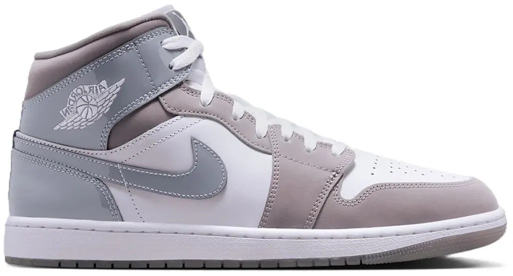 Giay Nike Air Jordan 1 Mid SE 'White Medium Grey Cool Grey' HF3216-100