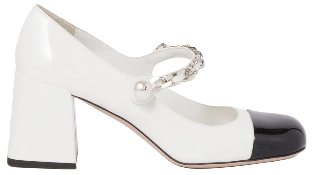 Giay Cao Got Miu Miu Patent Leather Pumps 'White' 5I248D-ZHV-F0964-F-M065