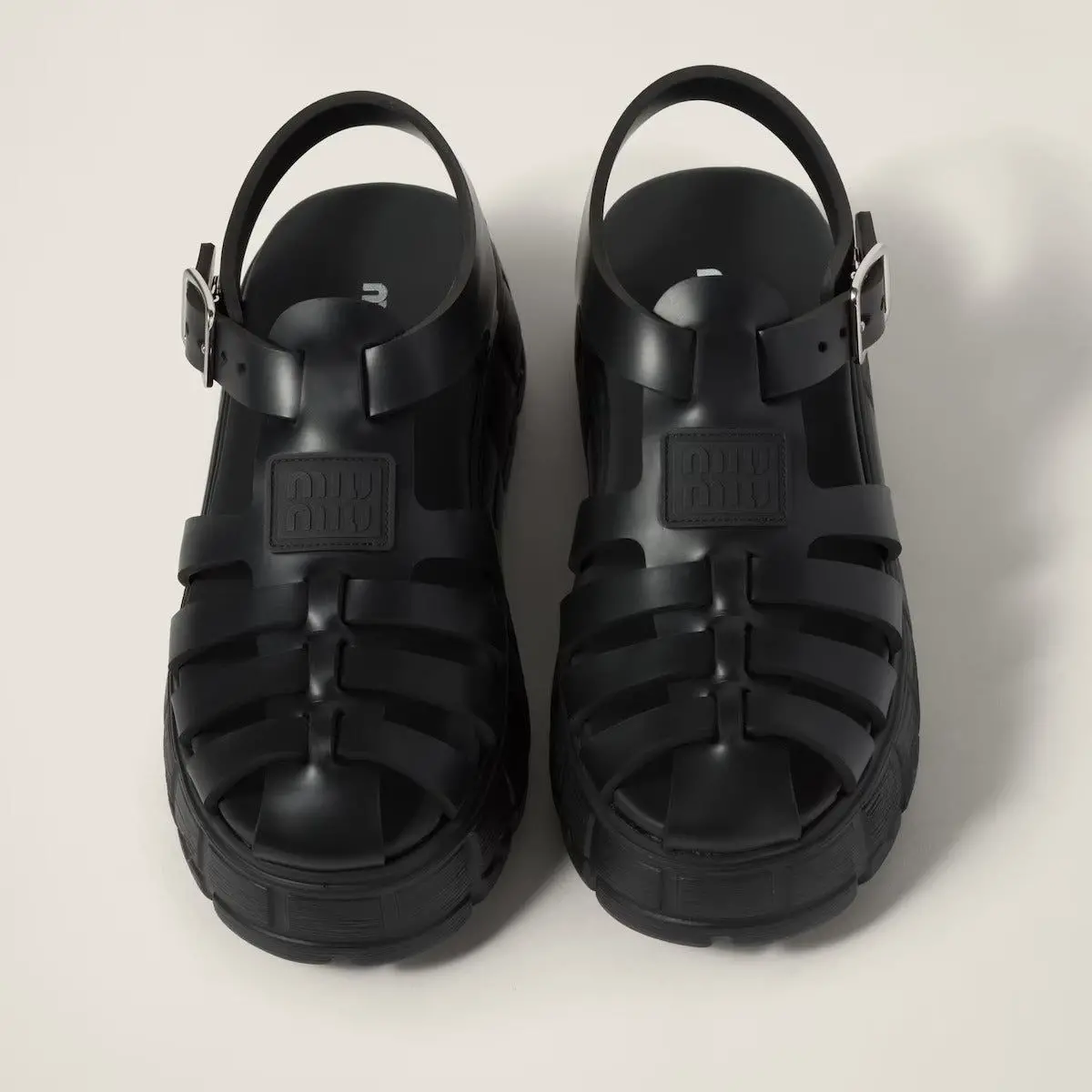 Dep Miu Miu Soft Cage Flatform Sandal 'Black' 5X140E-3LKK-F0002-F-050