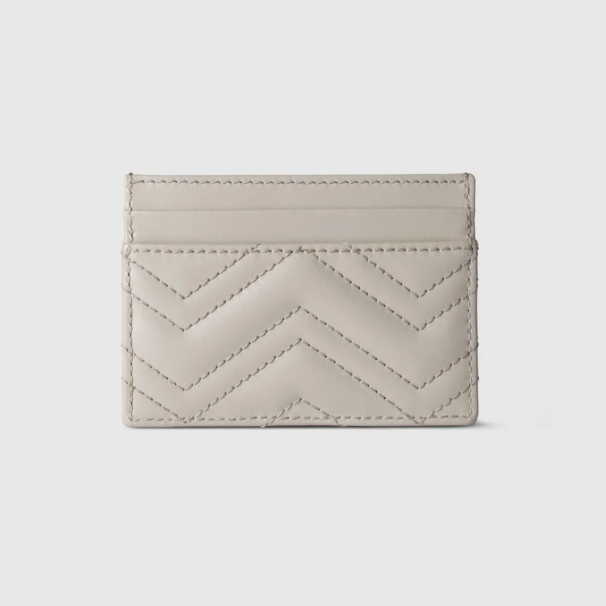 Vi Gucci GG Marmont Matelasse Card Case 'Grey' 443127-DTDHT-1712