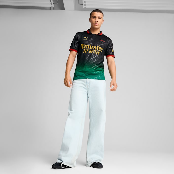 Ao Puma Ac Milan x Off-White™ Jersey 'Black' 783001-01