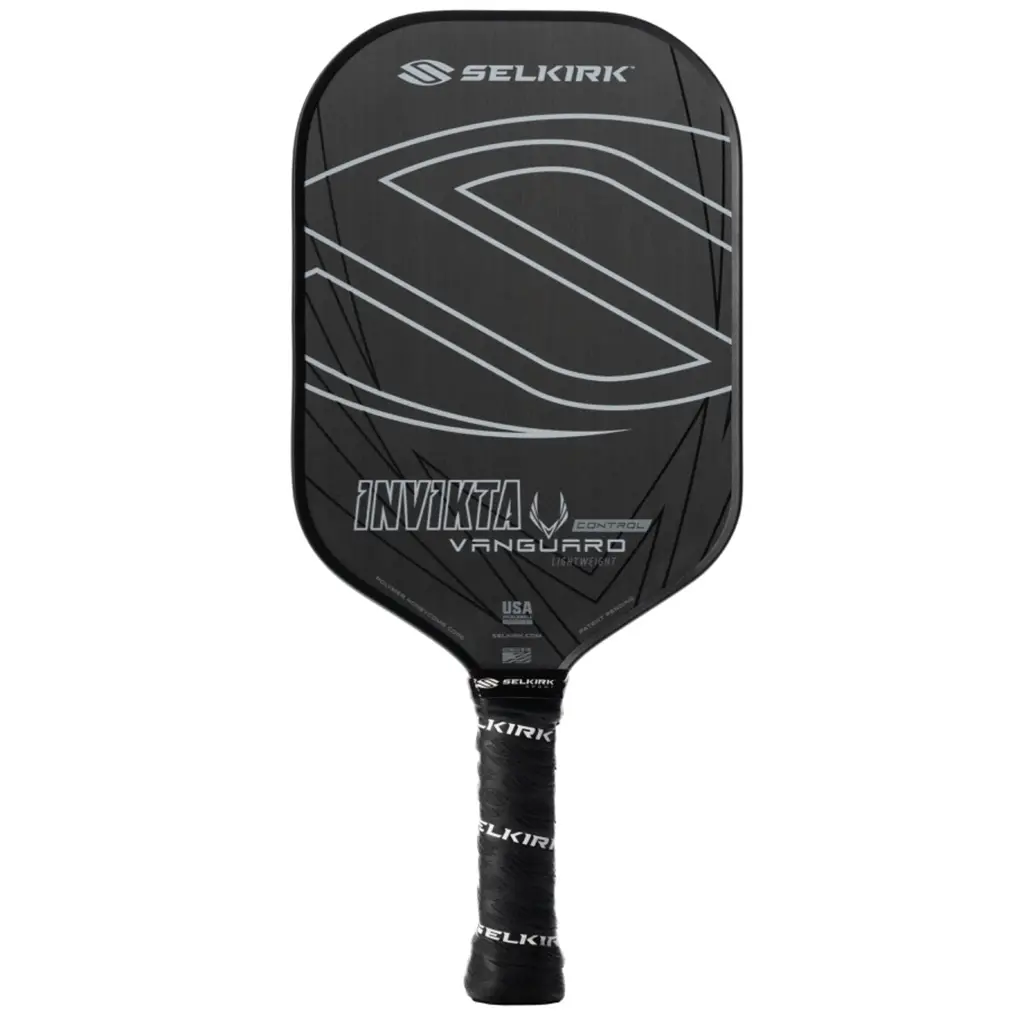 Vot Pickleball Selkirk Vanguard Control Epic Raw Carbon Lightweight 'Black'