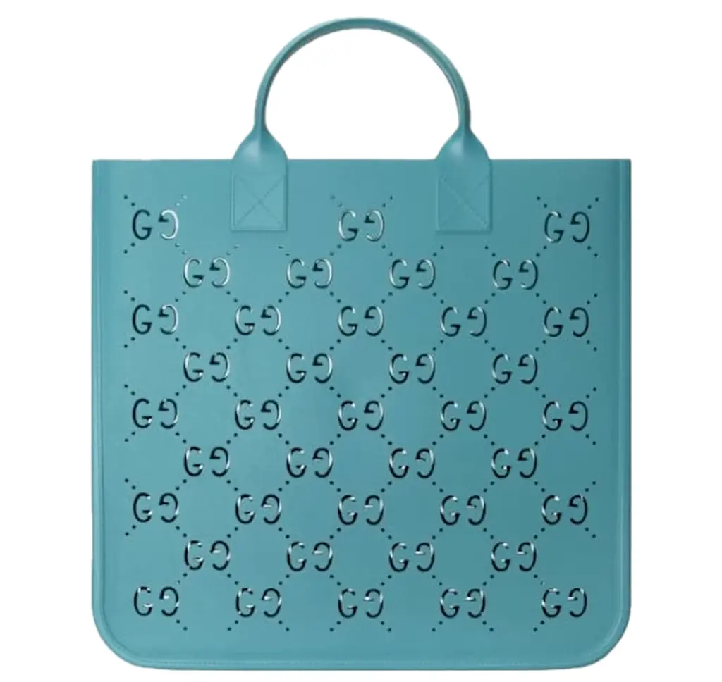Tui Gucci GG Rubber Tote Bag 'Blue' 679365-JFO00-4933