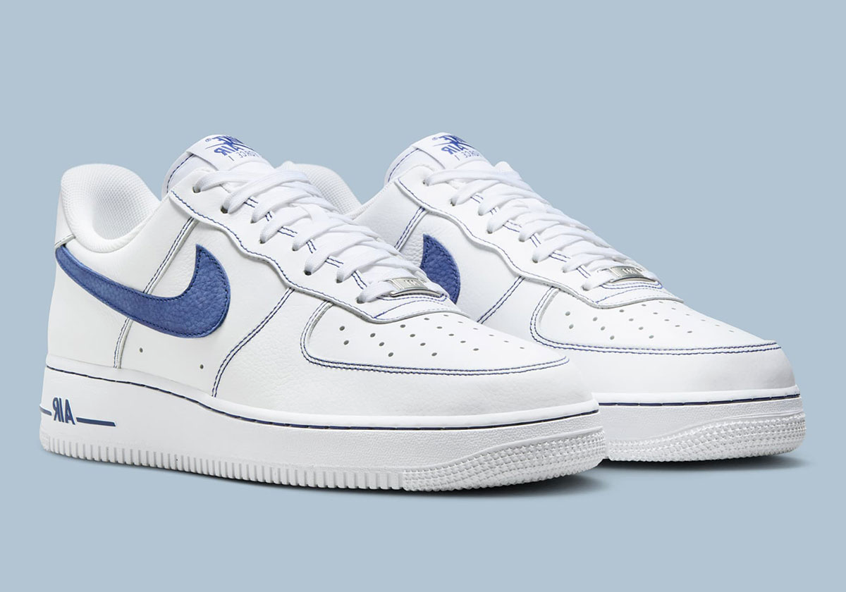 Giay Nike Air Force 1 Low '07 LV8 'White Royal Blue' HQ2037-100