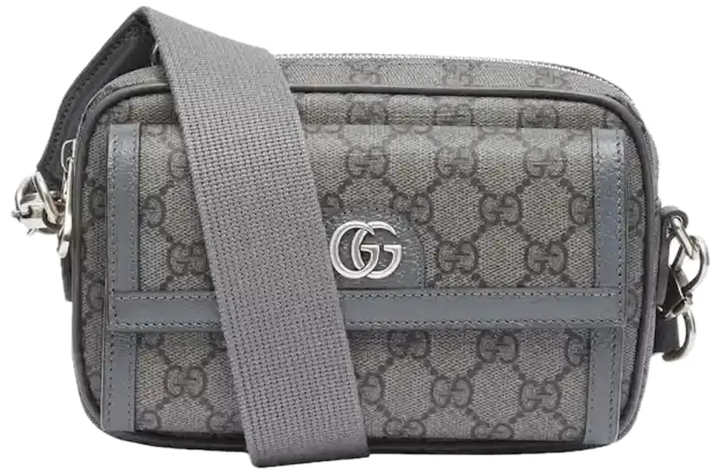 Tui Gucci Crossbody Bag Monogram Logo 'Grey' 746308-2ZGMN-1244