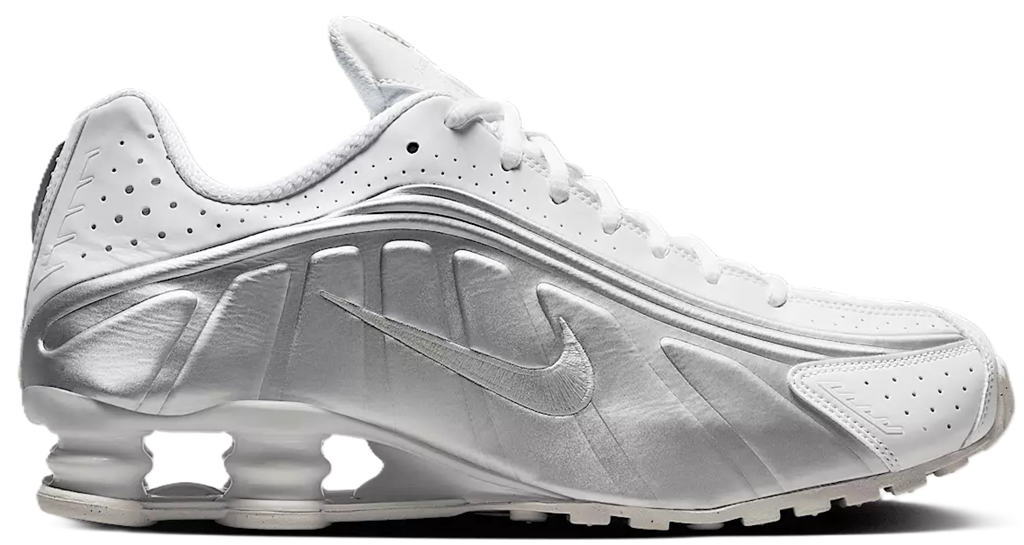 Giay Nike Shox R4 'White Metallic Silver' HQ1988-101