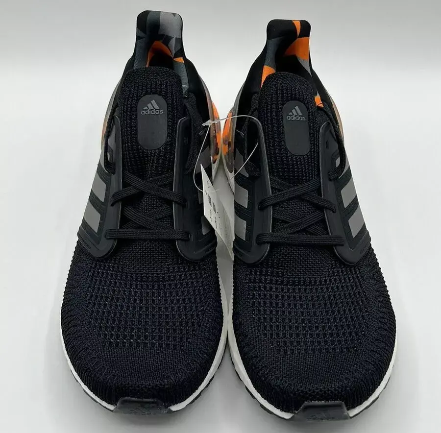 Giay Adidas UltraBoost 20 'Black Signal Orange Camo' H67280