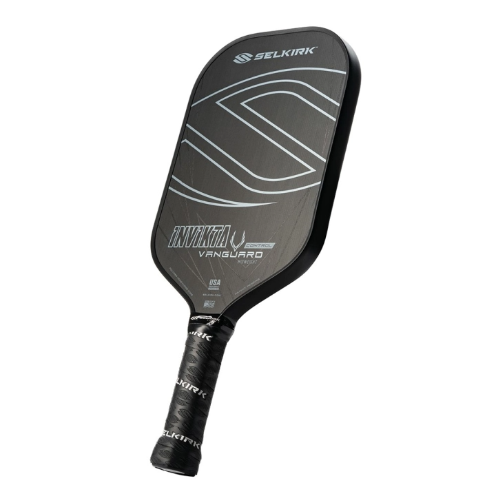 Vot Pickleball Selkirk Vanguard Control Invikta Lightweight Raw Carbon 16mm 'Black'