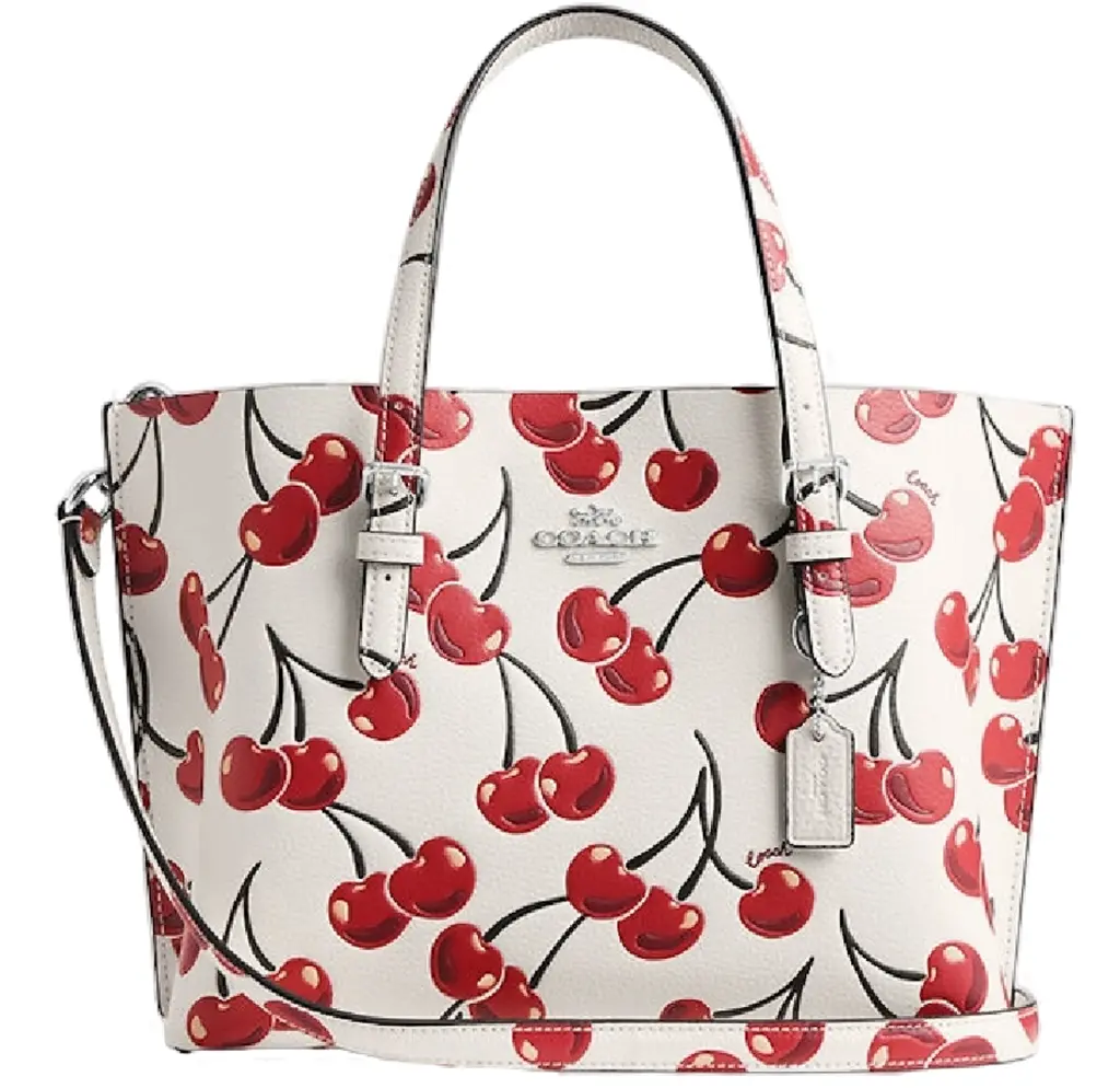 Tui Coach Mollie Tote Bag 25 'Cherry' CY695-SVCAH