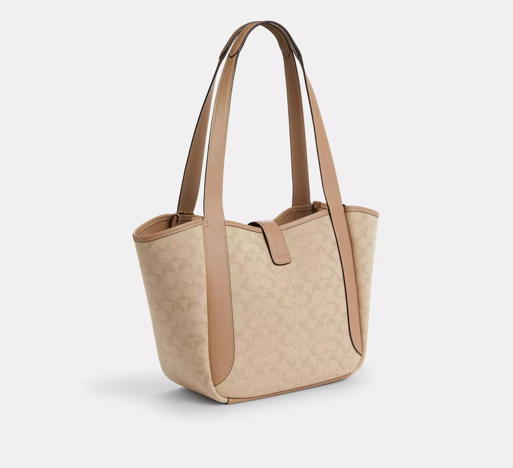 Tui Coach Tote Hadley Turnlock 'Natural' CAK51-IMLG6