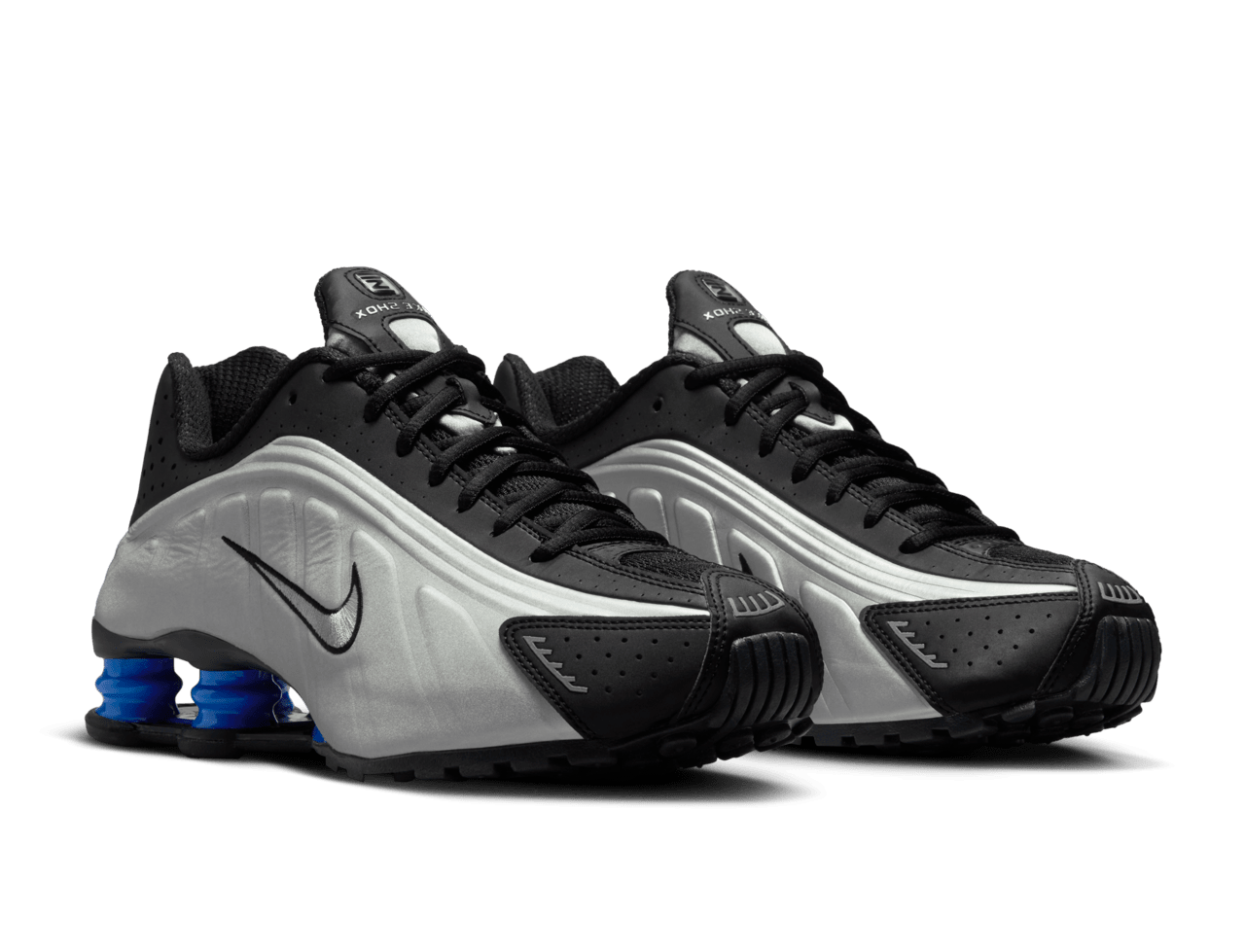Giay Nike Shox R4 'Metallic Silver Black' AR3565-006
