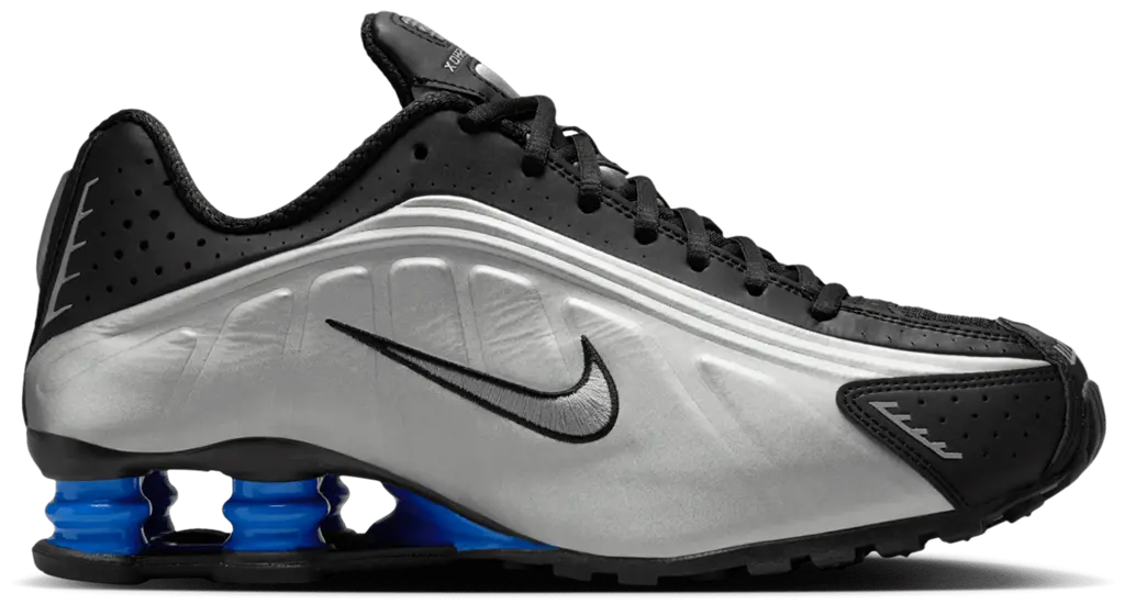 Giay Nike Shox R4 'Metallic Silver Black' AR3565-006