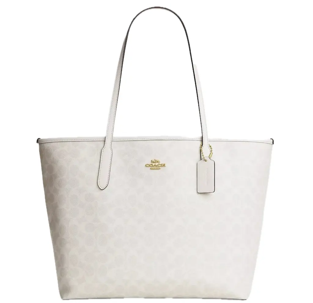 Tui Coach City Tote Bag 'Chalk' CV976-IMXU5