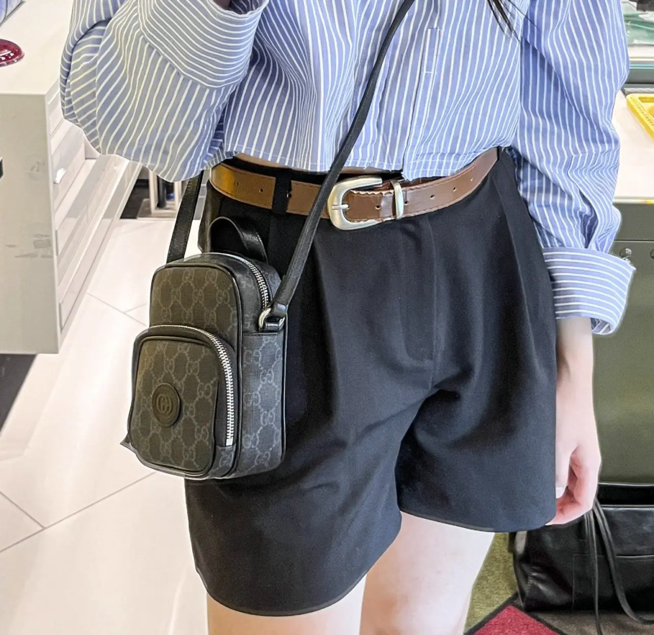 Tui Gucci Mini Crossbody Bag 'Black' 672952-92TCN-1000
