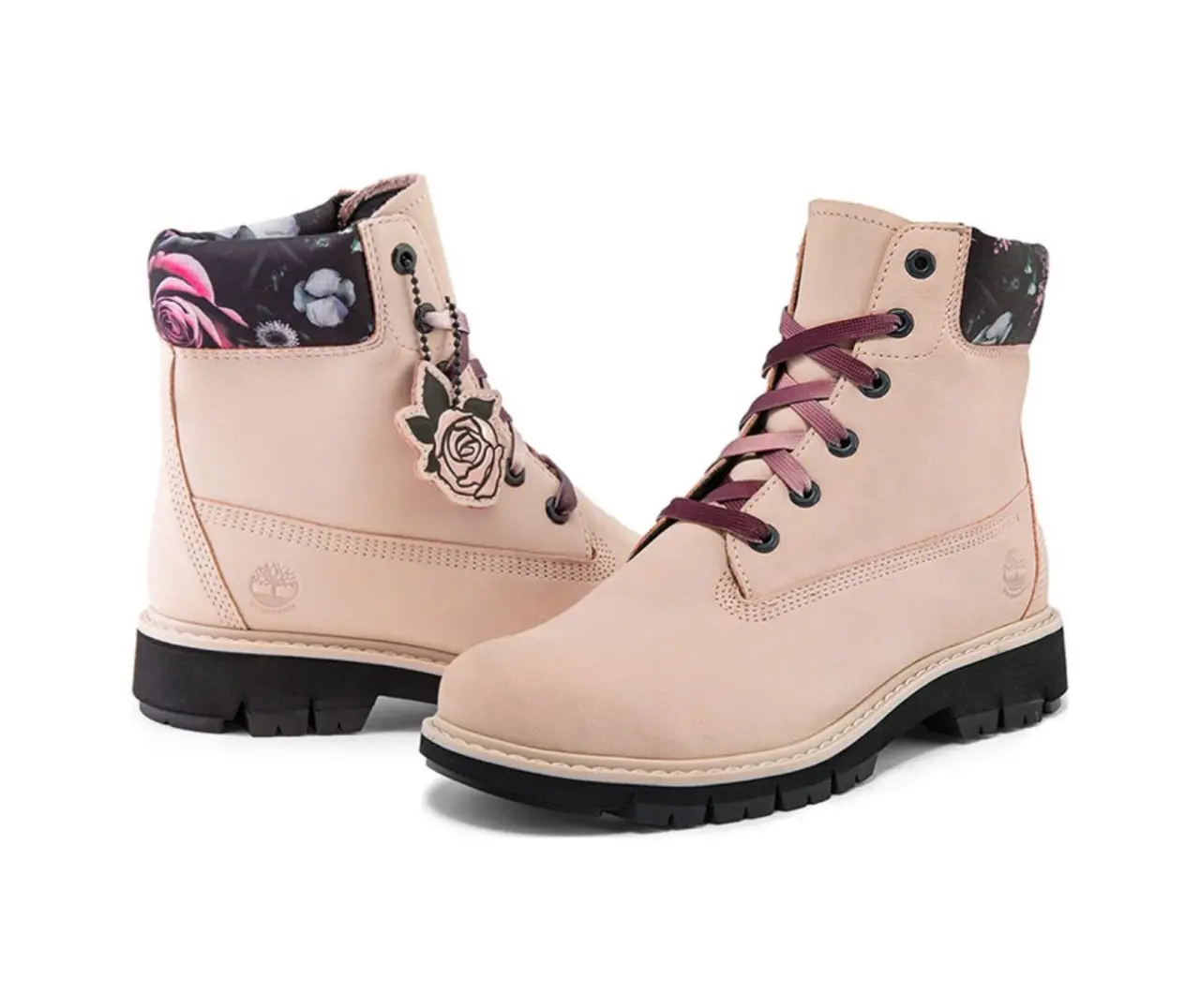 Giay Timberland Lucia Way 6 Inch Charm Waterproof 'Light Pink' A2HXBW