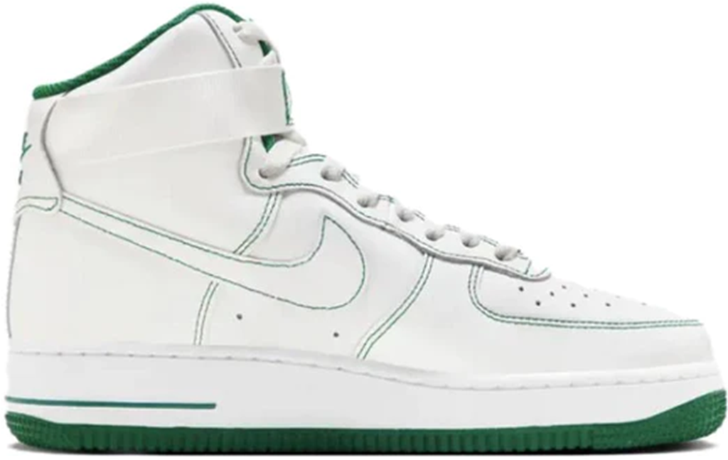 Giay Nike Air Force 1 High ‘White Green’ DV1138-101
