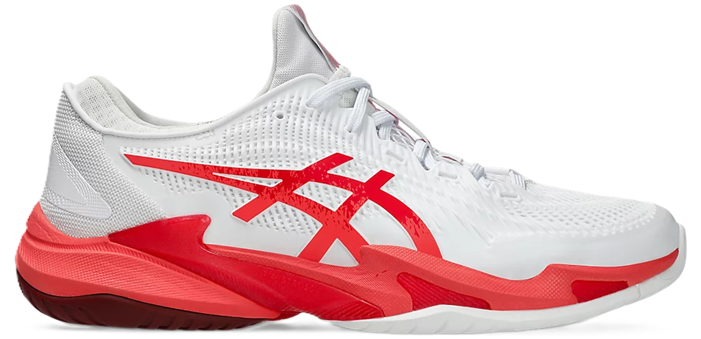 Giay Asics Court FF 3 Novak 'White Electric Red' 1041A522-966