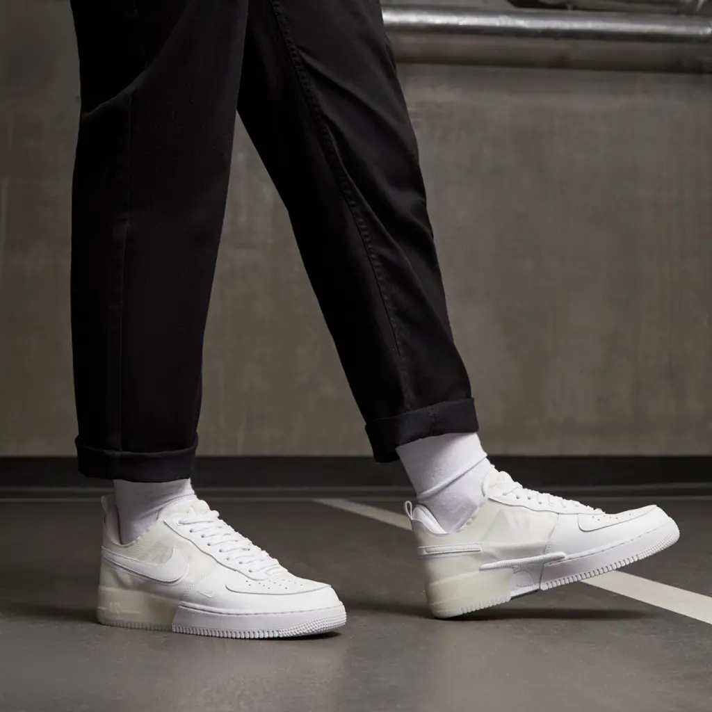 Giay Nike Air Force 1 React Photon Dust ‘Cream’ DM0573-100