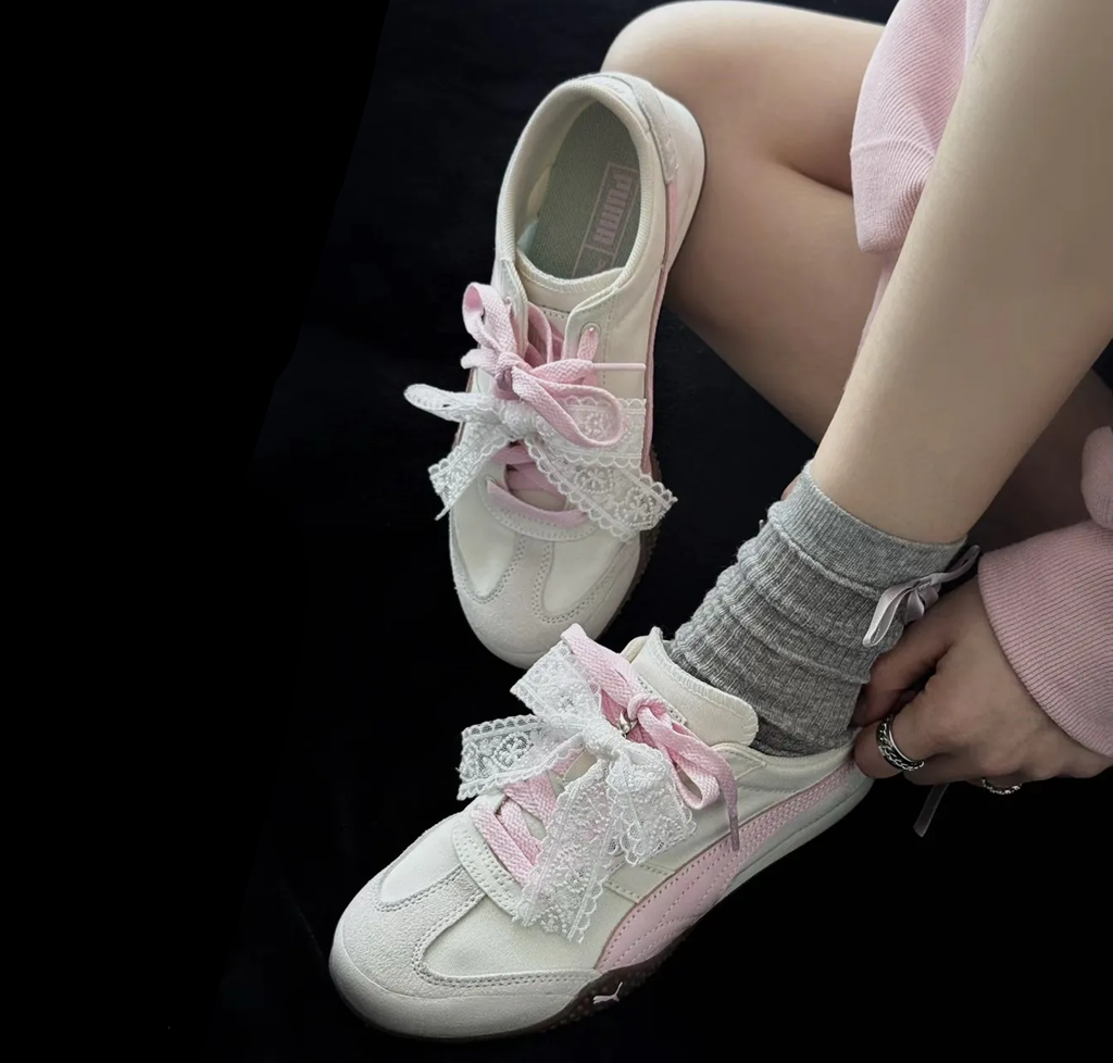 Giay Puma Bella UT 'White Pink' 403492-02