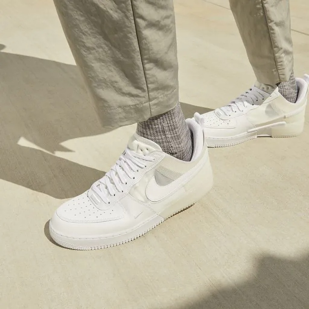 Giay Nike Air Force 1 React Photon Dust ‘Cream’ DM0573-100