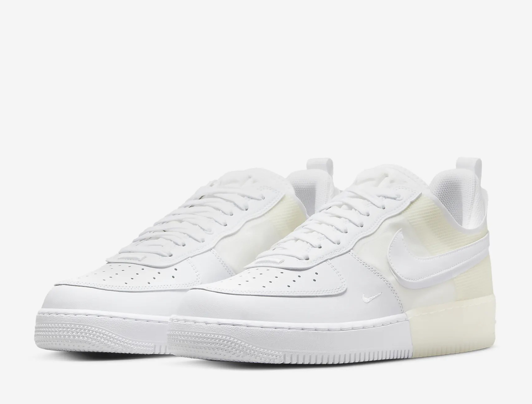 Giay Nike Air Force 1 React Photon Dust ‘Cream’ DM0573-100