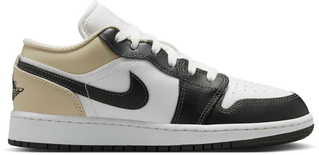 Giay Nike Air Jordan 1 Low GS 'White Rattan Off-Noir' 553560-153