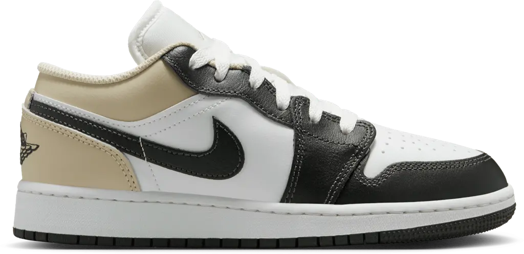 Giay Nike Air Jordan 1 Low GS 'White Rattan Off-Noir' 553560-153